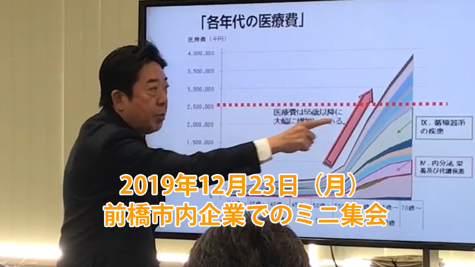 2019年12月23日（月）：前橋市内企業でのミニ集会